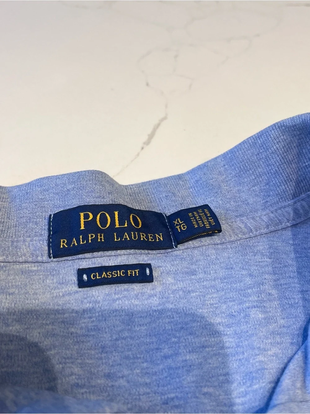 Ralph Lauren Light Blue Polo with Red Pony